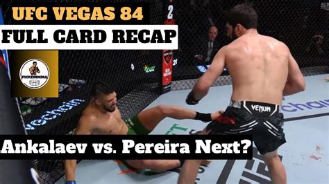 Full Card Recap For Ufc Vegas 84 Ufc Fight Night Ankalaev Vs Walker