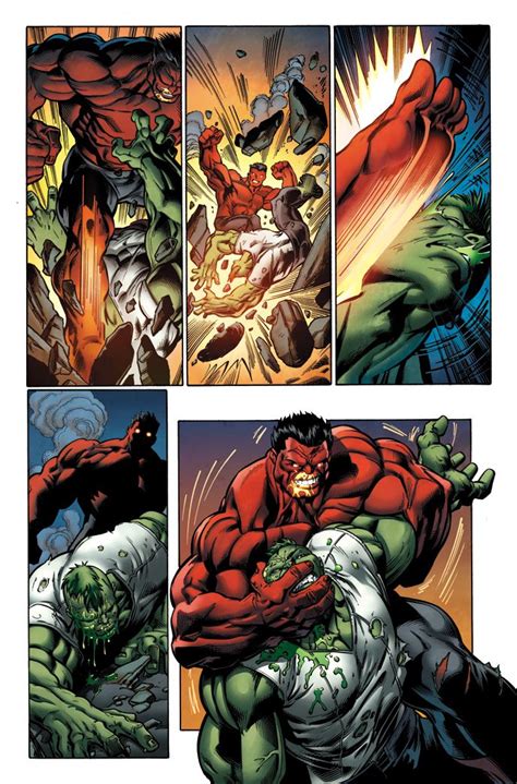 Marvel First Look Doc Green Omega Hulk Vs Red Hulk Red Hulk Hulk Marvel Marvel