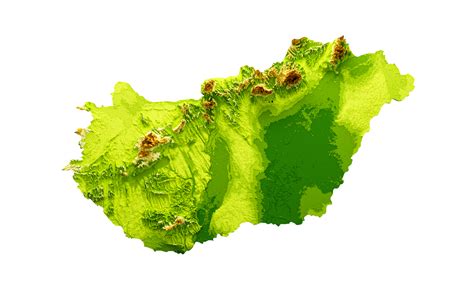 Hungary Map 3d Illustration 29227884 Png