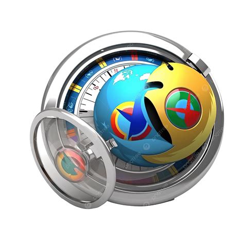 Browser Internet History, 3d Illustration, 3d Rendering, Protect PNG