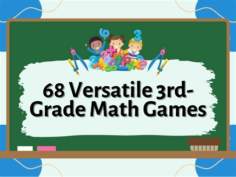 Math Games For 3rd Graders Operations Fractions Logic Shapes And Geometry Teaching Expertise