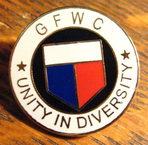 Gfwc Unity In Diversity Lapel Pin General Federation Of Womens Clubs