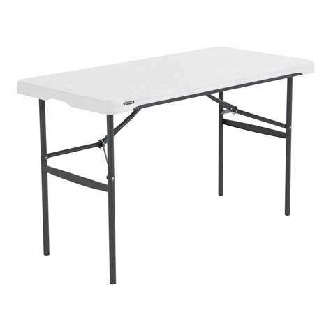 Table Pliante Rectangulaire Cm Blanc Nesting Personnes Table