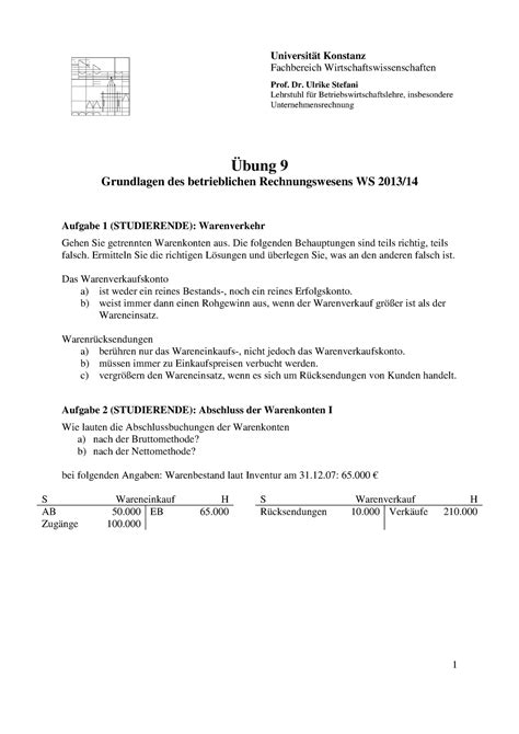 Gb R Ubungsblatt 9 questions Universität Konstanz Fachbereich