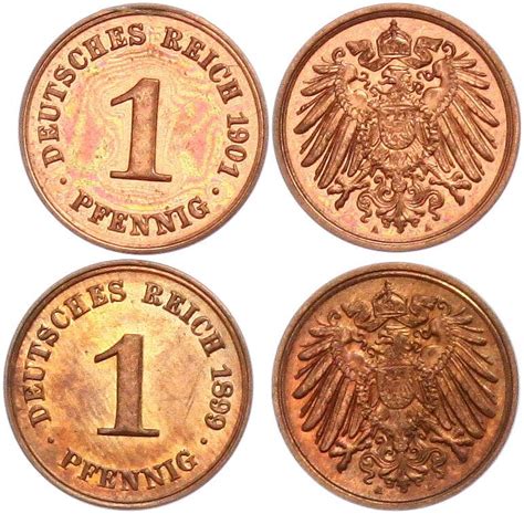 NumisBids WAG Online oHG Auction 32 Lot 924 KleinmünzenPfennig 1899