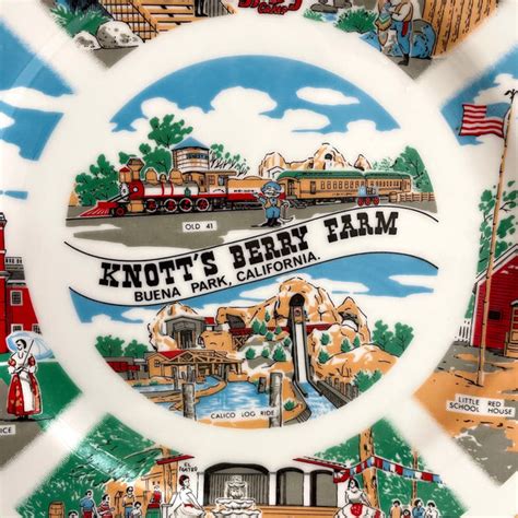 Knotts Berry Farm 1970s Souvenir Plate Plate Wall Decor Nextstage