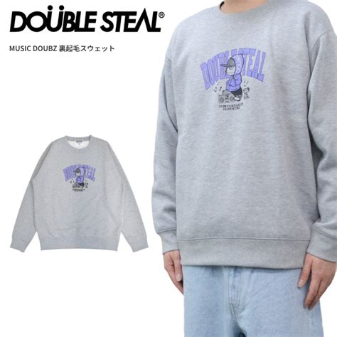 楽天市場割引クーポン配布中 DOUBLE STEAL ダブルスティール スウェット MUSIC DOUBZ SWEATSHIRT