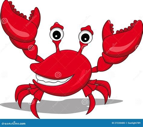 A Funny Cartoon Crabs Royalty Free Stock Photo Image