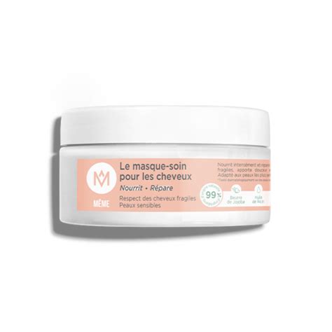 Le Masque R Parateur Cheveux Nourrit Et R Pare Intens Ment Les