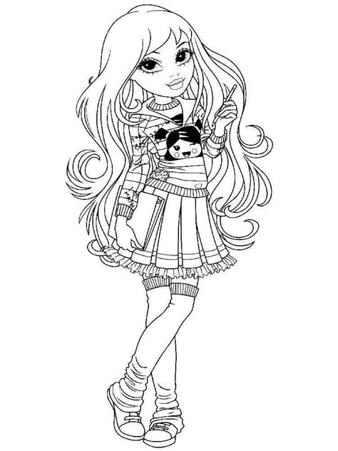 Moxie coloring pages