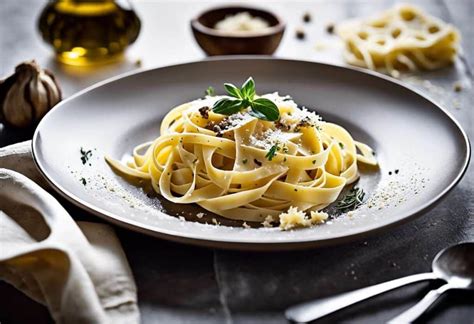 Recette tagliatelles à la truffe blanche d Alba Plat raffiné et gourmet