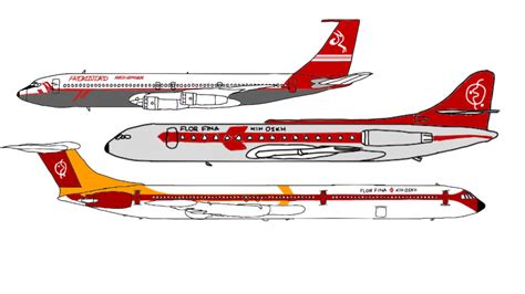 Three jets in retro vintage livery by TheEurasian12 on DeviantArt