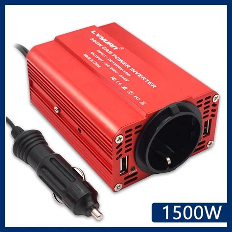 LVYUAN 300W 500W 1500W Przetwornica Napi Cia DC12V Na 220V AC Z Podw