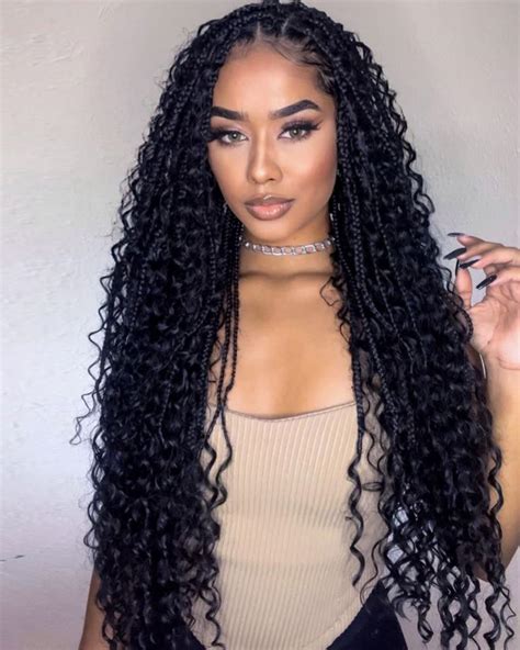 18 Bohemian Box Braids Hairstyles Trending In 2024 Zohna Braids