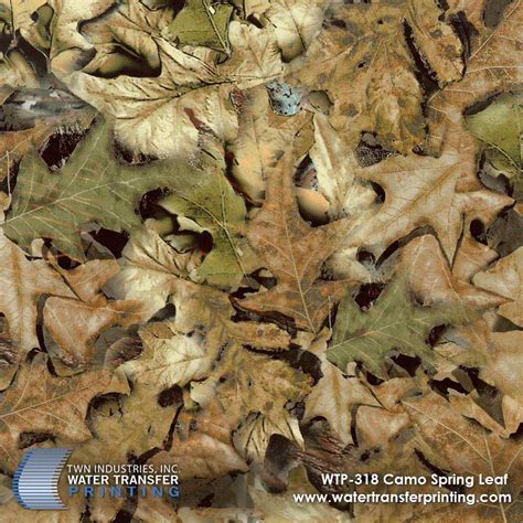 Spring Leaf Camo Hydrographic Film - WTP-318 | TWN Industries