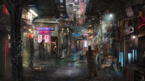 Cyberpunk Slums By Rumyanazarkova On Deviantart