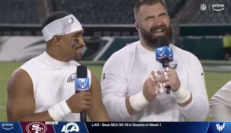 Jason Kelce Had Perfect Answer When Asked After Tnf If Travis Kelce