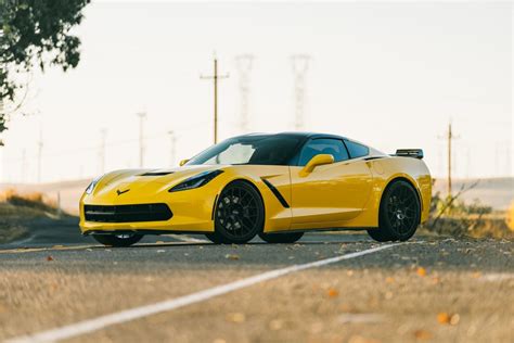 Chevrolet Corvette C7 Stingray Yellow Cray Venom | Wheel Front