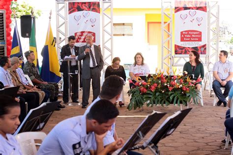 Fhemeron Dia Mundial do Doador de Sangue é celebrado homenagens