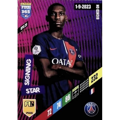 Offer Soccer Cards Randal Kolo Muani PSG Adrenalyn XL Fifa 365 2024 Upgrade