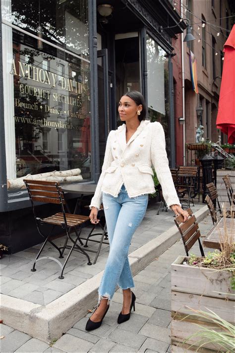 Cant Afford The Classic Tweed Chanel Blazer Heres A Very Good Dupe