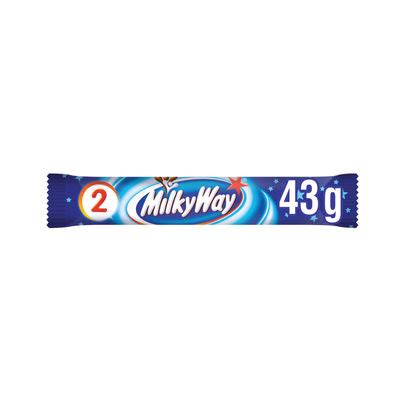 Mars Milky Way Nougat + Milk Chocolate Snack Bar 43g (Pack of 28) - 122625