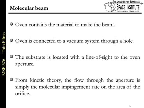Molecular Beam Epitaxy Ppt