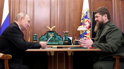 Putin Meets Chechen Leader Amid Rumors Of Ill Health The Moscow Times