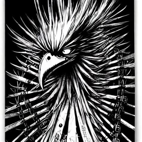 Big Bird Looking Sinister By Tsutomu Nihei Highly Stable Diffusion