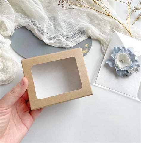 Купить Крафт коробка с окошком №1 недорого Magic For Crafts