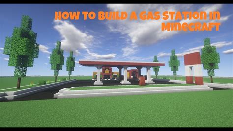 How To Build A Gas Station In Minecraft [part 1] [modern City] Youtube