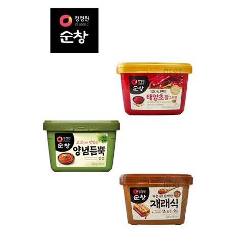 Daesang Gochujang Hot Pepper Paste Doenjang Soybean Paste SSamjang 500g 豆酱包饭酱 Shopee Singapore