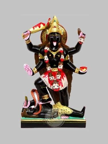 Marble Kali Mata Moorti At Best Price In Jaipur Dixit Art Sculpturals