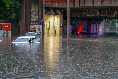 Unwetter in Nürnberg Kulmbach und Bayreuth