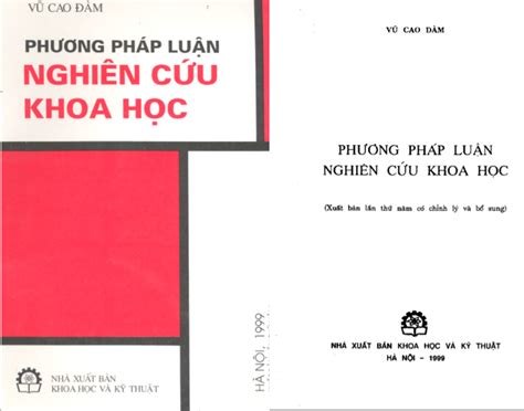 Giáo trình Phương pháp luận nghiên cứu khoa học Vũ Cao Đàm PDF Đào