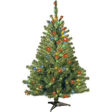 National Tree Company Pre Lit Artificial Medium Christmas Tree Green