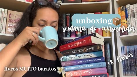 Unboxing De Livros Semana Do Consumidor Youtube