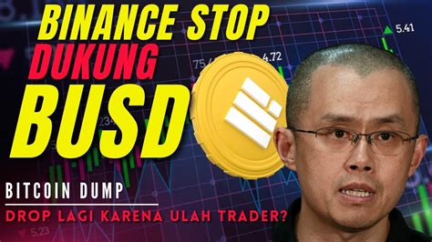 Binance Mulai Hentikan Dukungan Ke BUSD Ulah Trader Buat Harga BTC