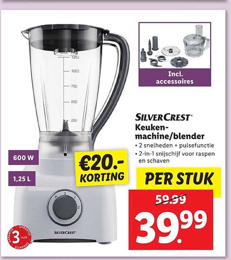 Silvercrest Keukenmachine Blender Aanbieding Bij Lidl Folders Nl