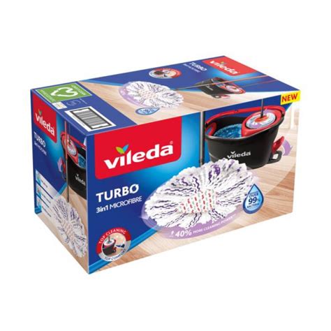 Vileda 167751 Turbo 3v1 Microfibre Rotační mop