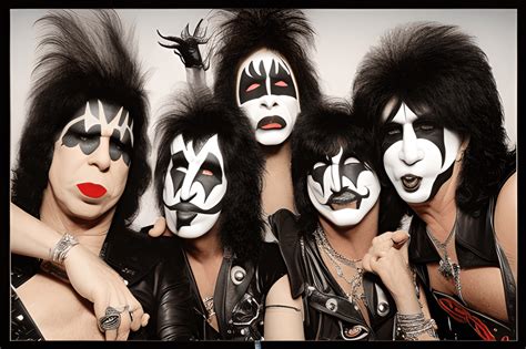 Kiss Rock N Roll Photograph · Creative Fabrica