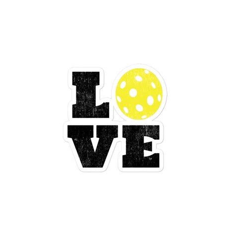 Pickleball Stickers, Sports Stickers, Love Pickleball Sticker, Water ...