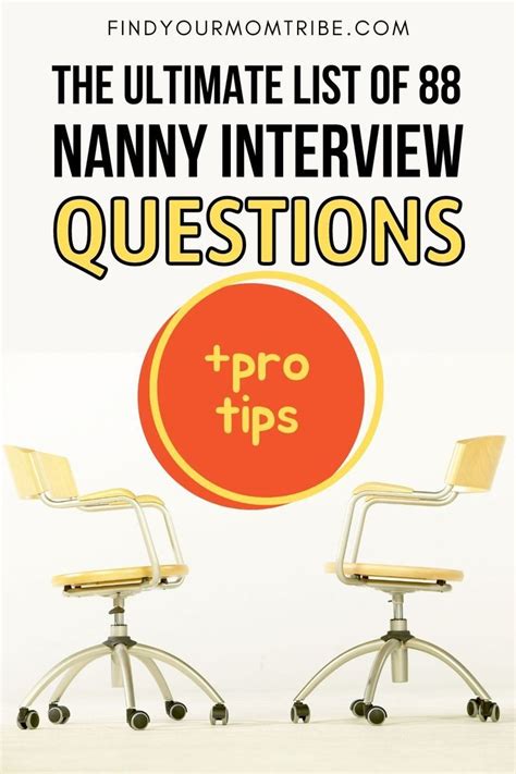 The Ultimate List Of 88 Nanny Interview Questions Pro Tips Artofit