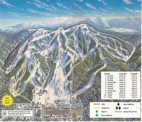 Map Of Snow Summit Vinny Jessalyn