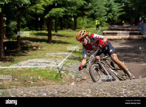 Ramona Forchini Takes Fast Turn Uec Mtb Elite European