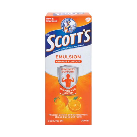 Scotts Emulsion Orange 200ml Med365