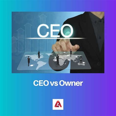 Ceo Vs Propietario Diferencia Y Comparación