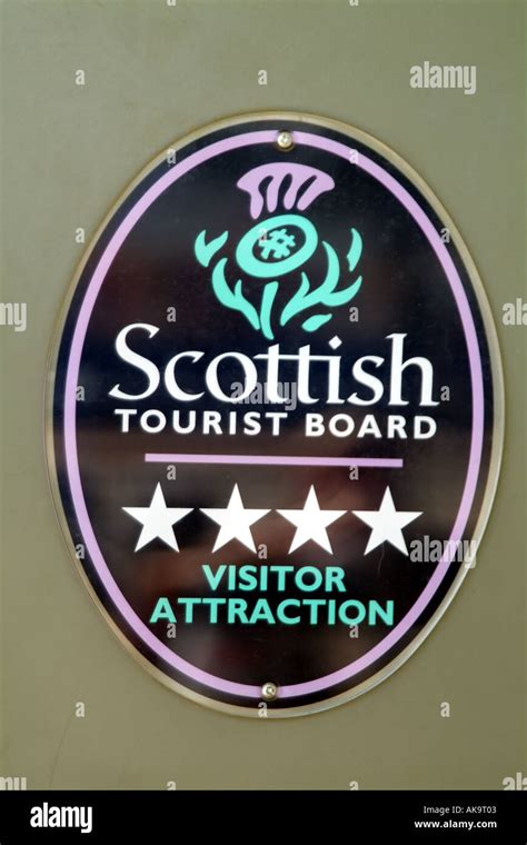 Scottish Tourist Board Logo Emblem Sign Attraction Scotland Uk Europe