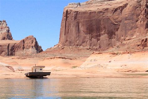 Lake Powell’s Historic Low Level Strands Some Boat Ramps—and Reveals Others Knau Arizona