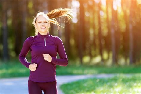 Premium Photo | Fitness woman running outdoors